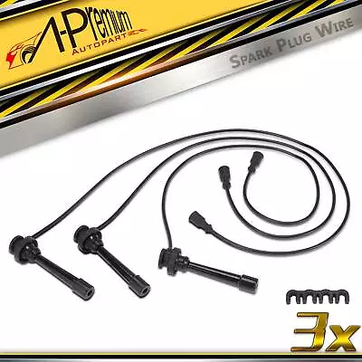 New 3x Spark Plug Wire Set For Mitsubishi Montero 2003 2004 2005 2006 V6 3.8L • $24.99