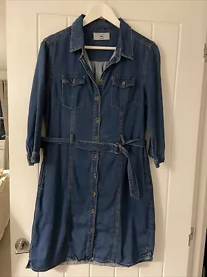 £12 • Buy Womens NEW LOOK Denim Shirt Dress Size 14