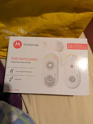 Motorola Hear Every Peep Digital Audio Baby Monitor Model MBP8 • £4.99