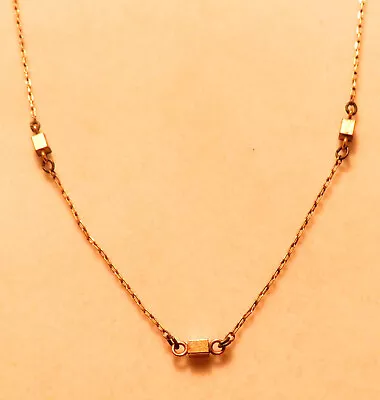 Vintage Chain Necklace 12K Gold Filled 17 1/2  • $24.99