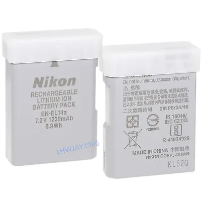 2pcs Original Nikon EN-EL14a Battery For D5300 D5600 D5500 D3300 P7800 P7700 • $34.58