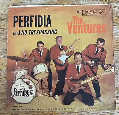 The Ventures Perfidia No Trespassing Dolton DO-655 (1960) RARE Early Sleeve! • $20