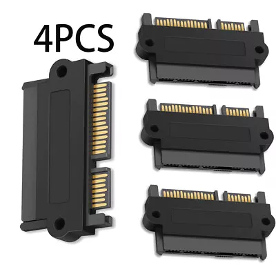 4X SAS To SATA 22-pin Male Converter SFF-8482 Female HDD Hard Drive Raid Adapter • $18.96