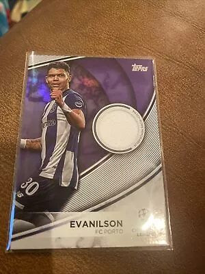 2024 Topps Club Competition Evanilson  /299 Match Worn Patch • $1