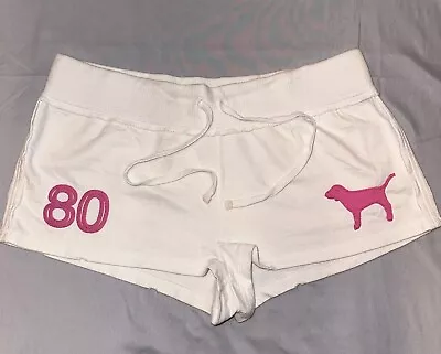 PINK By Victoria's Secret Large Cheeky Lounge Shorts Spellout Logo • $15.88