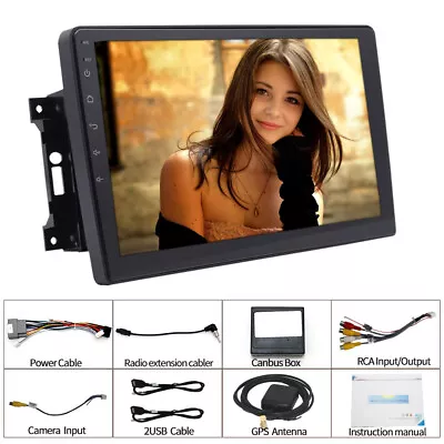 10.1  Android GPS Carplay Car Stereo Radio For Jeep Wrangler Chrysler Dodge Ram • $138.40