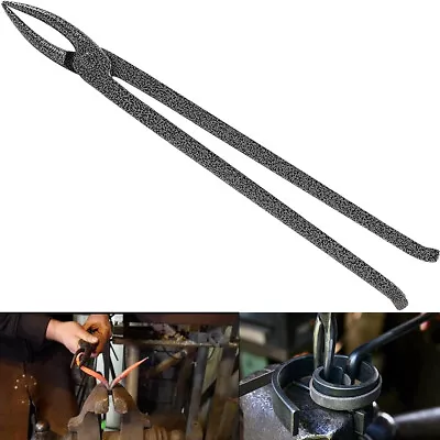 Blacksmith Curved Jaw Scroll Tongs Anvil Vise Forge Bladesmith Tools Metal Work • $42.97