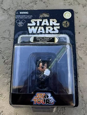 Disney Parks Star Wars Star Tours Action Figure Mickey Mouse As Luke Skywalker! • $20