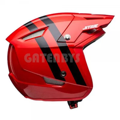 Jitsie VOITA Trials Helmet Red/Black Road Legal Beta Gasgas Montesa 4T Sherco  • $99.53
