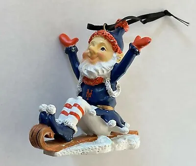 MLB New York Mets Elf On Sled Christmas Tree Ornament Decoration Baseball • $13.95