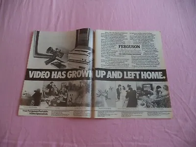 £6 • Buy Ferguson Videostar  Vintage Magazine Advertisement