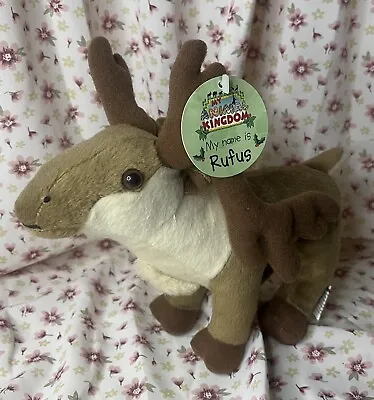 DeAgostini My Animal Kingdom Rufus The Reindeer Christmas Special Soft Plush Toy • £8