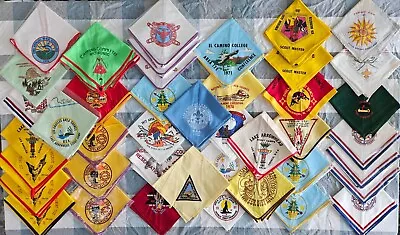 Huge Lot Of 42 Boy Scout BSA Neckerchiefs Philmont OA Camp Council Troop Etc • $129.95