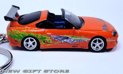 $98.98 • Buy Very Rare Key Chain Toyota Supra Fast & Furious Paul Walker Car T Top Collector