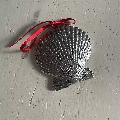 SCALLOP SHELL Mariposa Recycled Shell Ornament  • $9.95