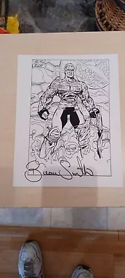 Signed Beau Smith  Comic Promo Art No COA 11x8-1/2  • $10