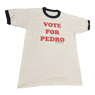 Vote For Pedro Napoleon Dynamite Men’s Size M Ringer T Shirt • $13.88