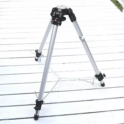 Manfrotto 132X Video Tripod W/ Stainless Steel Legs - 110 Lb Load ! - Excellent • $139