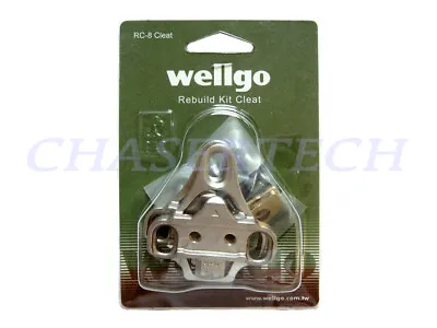 Wellgo RC-8 Road Bike Pedal Look Style Adapter To SPD Cleats Metal Gray • $21.99