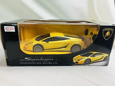 Rastar Lamborghini Superleggera RC Car 1/24 Yellow New In Box • £17.90