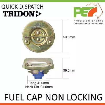 New * TRIDON * Fuel Cap Non Locking To Suit Toyota T18 TE72 1.8L 3TC • $28