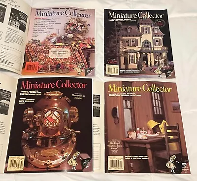 Vtg Miniature Collector Dollhouse Magazine Lot Of 4 Issues From 1993 • $9.95