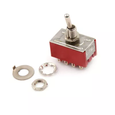 MTS-402 6A/125VAC 2A/250VAC 12 Pin 4PDT ON/ON 2 Position Mini Toggle Switch L.zo • $6.29