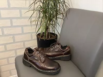 Dr. Martens VTG 9272 Made In England Sz UK 7 Men’s Brown Leather Lace Up Shoes • $68