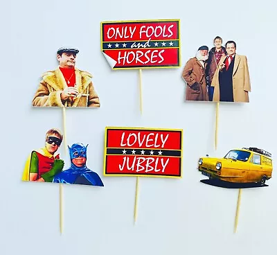 Handmade Only Fools And Horses Inspired Cupcake Toppers • £4.50