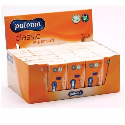 Tissues Facial Pocket Embossed 3 Ply Soft Strong White • £1.98