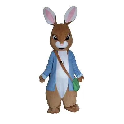 Peter Rabbit Bunny Mascot Costume Halloween Birthday Party Adult Fancy Dress Up • $250