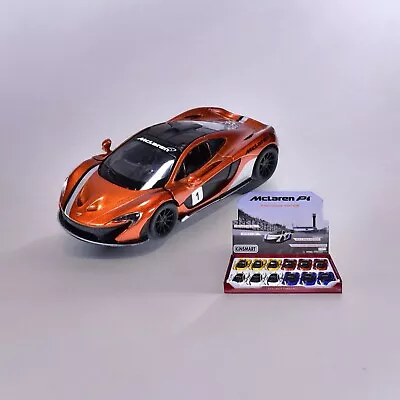 McLaren P1 Toy Model Car Diecast Metal Pull Back Action  KiNSMART • £8.99