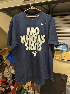 NEW Nike MO KNOWS SAVES T-Shirt Sz XL Mariano Rivera NY Yankees All Time Leader  • $19.99