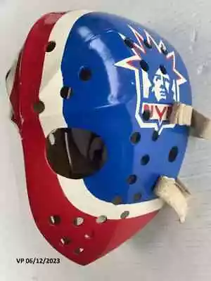 FIBROSPORT 1970's Jacques Plante Fibrosport Vintage New York Rangers Goalie Mask • $544.64