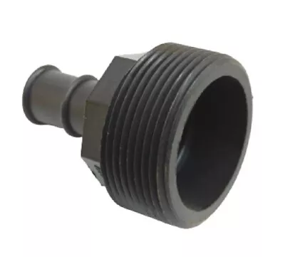 Marine East 8941 Black 3/4 X5/8” Male Pipe To Barb Hose Adaptor Adapter Fitting • $19.95