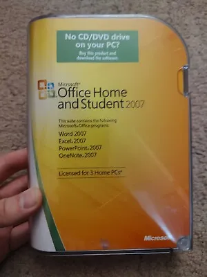 Microsoft Office Home And Student Edition 2007 With Case And Product Key • $21.95