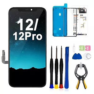 For IPhone 12 / 12 Pro Replacement OLED LCD Touch Screen Digitizer Display Kit • £18.98