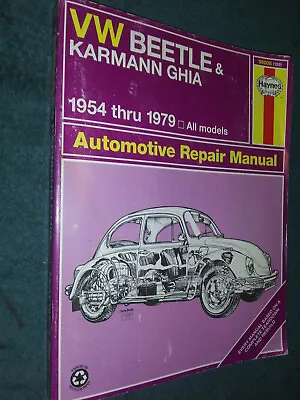 1954-1979 Volkswagen / Beetle / Karmann Ghia Shop Manual / Hayne's Service Book  • $22.50