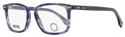 Hugo Boss Rectangular Eyeglasses B1368 JBW Blue Havana 53mm • $59