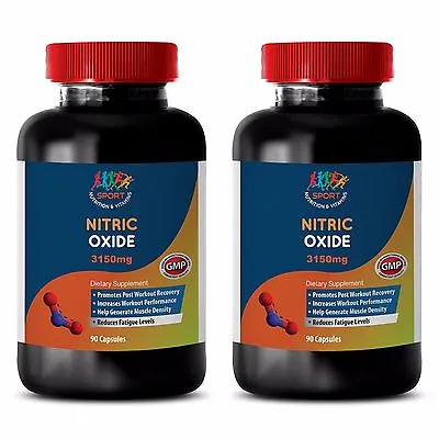 Blood Flow To Muscle - Nitric Oxide Complex 3150mg - Arginine Citrulline 2B • $41.07