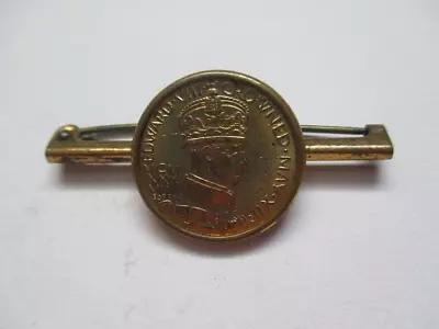 Great Britain Edward VIII Coronation Tie Pin 1937 • $19.99