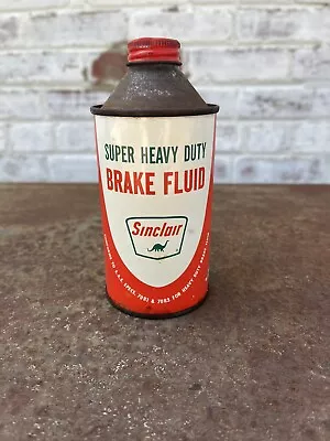 Vintage Can Sinclair Dino Heavy Duty Brake Fluid • $29.98