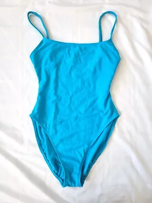 La Blanca By Rod Beattie One Piece Swimsuit Solid Blue Size 8 Victoria's Secret • $16.99