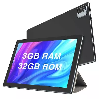 10 Inch Android 11.0 Tablet 3GB 32GB Computer Tablets PC WiFi BT GPS Bundle Case • $59.98