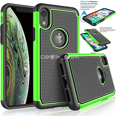 Shockproof Heavy Duty Bumper Hard Case For IPhone 6 7 8 XS 11 12 13 SE 14 15 • £3.99