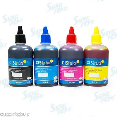 400ml Refill Ink Bottle Set Alternative For Workforce WF-2630 WF-2650 WF-2660  • $17.59