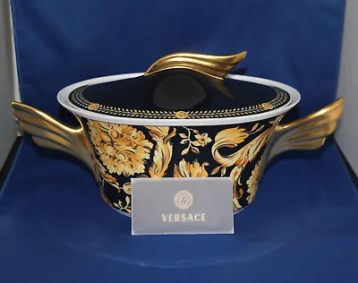 Versace Vanity By Rosenthal Vegetable Bowl Covered 54 Ounce NEW IN VERSACE BOX • $355