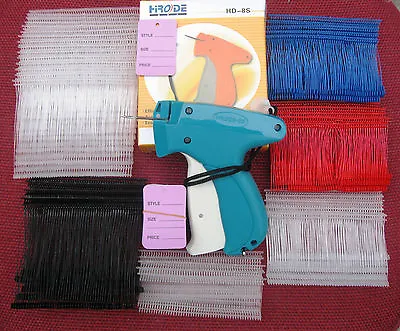   Garment Price Label Tag Tagging Gun 2000 Barbs 1 Needle And 100 Price Tag • $9.95