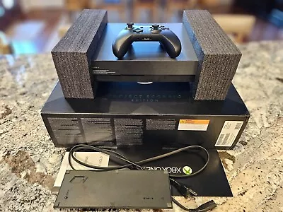 Microsoft Xbox One X Project Scorpio Edition 1TB Console With Box & Controller • $199