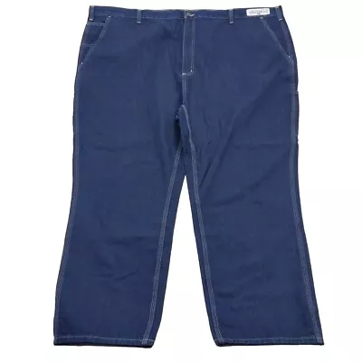 NEW Carhartt 54x30 Work Blue Jeans 382-83 Dungaree Fit NWT 247160 • $26.21